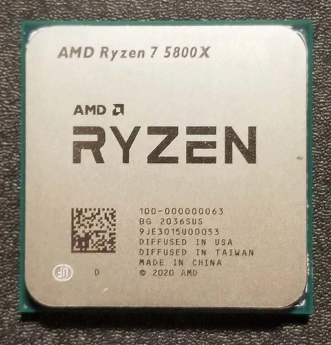 AMD Ryzen 7 5800X R7-5800X 3.8-4.7GHz 8Core 16Thr Socket AM4 105W CPU Processor