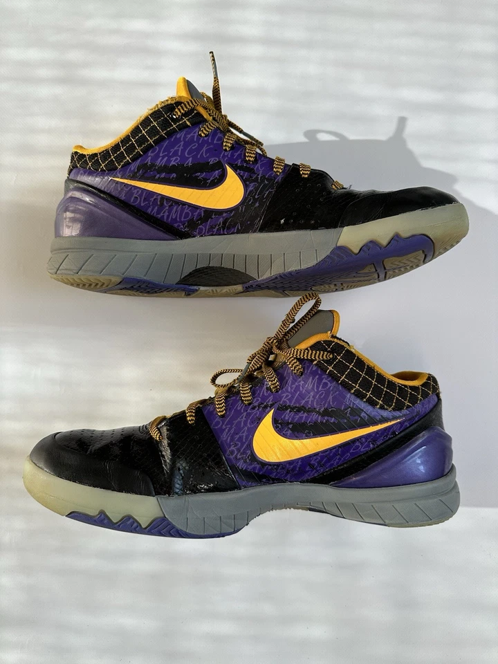 Size 11.5 - Nike Zoom Kobe 4 Protro 2019 Carpe Diem Custom Kobe Mamba Swoosh - Image 3 of 4