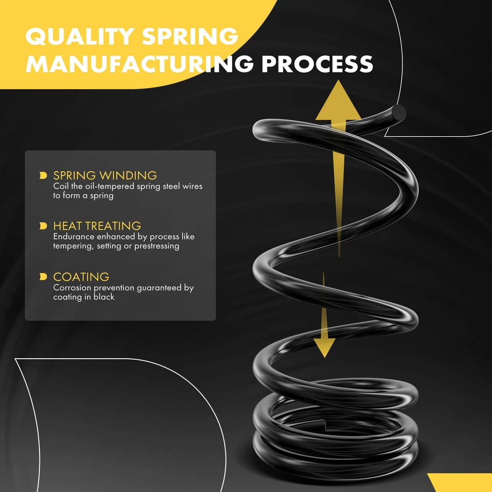 2x Coil Spring Set for Chevrolet C1500 2500 Tahoe GMC C1500 2500 Yukon 1995-2000 - Image 2 of 4