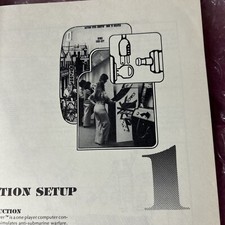 destroyer atari COVER LOOSE  arcade game manual image