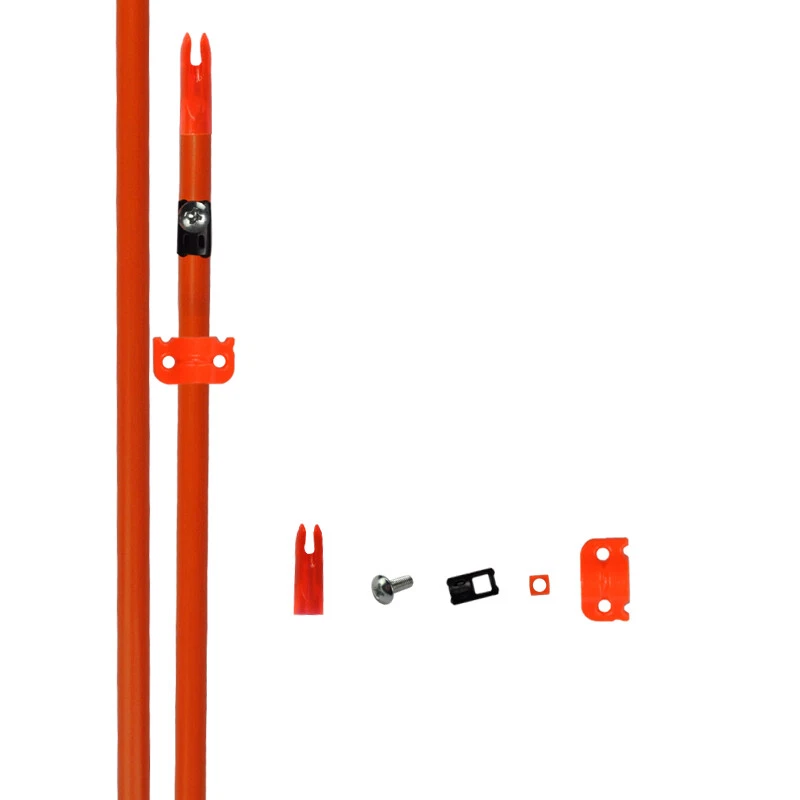 3X 32'' Bowfishing Fiberglass Solid Arrows Hunting Fishing Arrow Safety Slides - Image 4 of 4