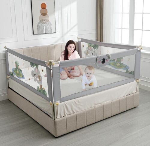 Baby 3 piece bed rail guard for Kids - Adjustable