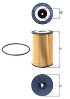 Mahle Original OX1161D ÖLfilter FüR MERCEDES-BENZ
