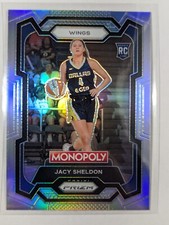 2024 Panini Prizm Monopoly WNBA Jacy Sheldon Silver Prizm Rookie Card