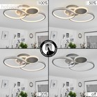 Wohnzimmer Lampe Decke Deckenleuchte LED Dimmbar Deckenlampe Mit Fernbedienung Groß Lampe Wohnzimmer