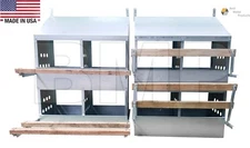 8 Hole Heavy Duty 23ga Galvanized Chicken Nesting Laying Roost Box 0300111-2