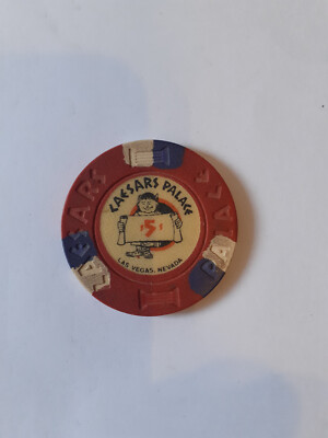 Casino Chip Caesars Palace $5
