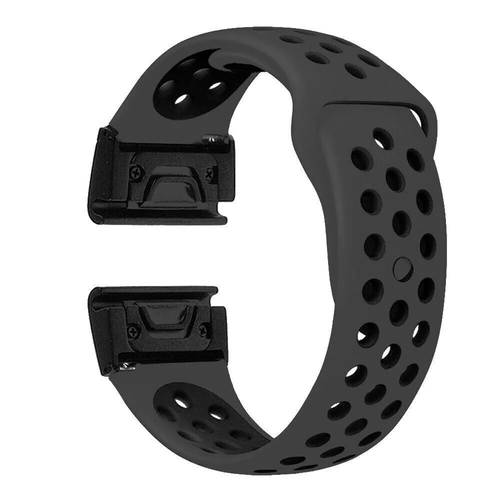 For Garmin Fenix 5 5X 6 6X Pro 7 7X Solar 3 Quick Fit Silicone Watch Band Strap - Picture 15 of 15