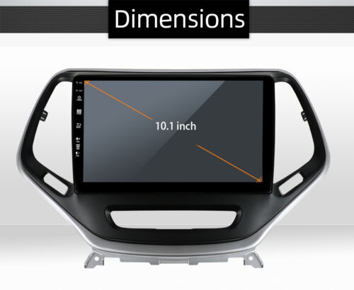 10.1'' For Jeep Cherokee 2013-2020 Car Stereo Radio Android 14 GPS Car Play Navi - Picture 16 of 18