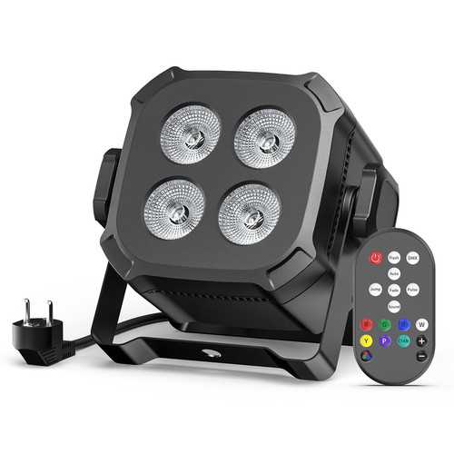 80W LED Par Strahler 4 LED Bühnenlicht Disco Partylicht RGBW DMX für Stage Show - Bild 12 von 18