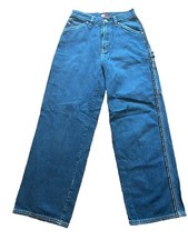 Tommy Hilfiger Jeans Youth 10 Carpenter Relaxed Baggy Wide Leg Straight