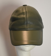 Cool leather cap baseball cap leather hat genuine leather New