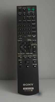 Sony OEM AV System RM-AAU020 Remote Control