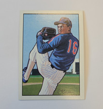 Topps 1990 Bowman Dwight Gooden Art Card Sweepstakes Insert Two Star Back Mets