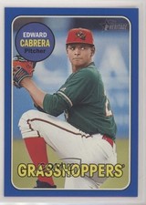 2018 Topps Heritage Minor League Edition Blue 98/99 Edward Cabrera #33 i4p