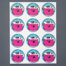Vintage TREND Stinky Stickers Scratch  Sniff CHERRY PUNCH Matte Sheet