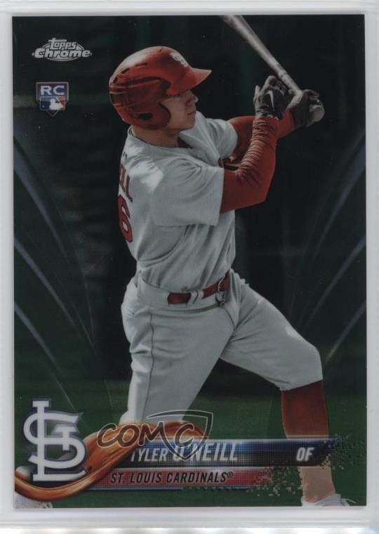 2018 Topps Chrome Green Refractor 59/99 Tyler O'Neill #35 9cd