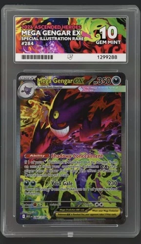 Ace 10 Mega Gengar Ex Ascended Heroes Pokemon Card