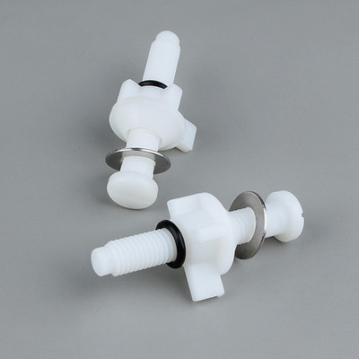 Standardgröße WC-Sitz Befestigungsschrauben Acetal Kunststoff 304 SS Gummikomp
