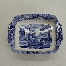 Spode Italian Blue and White Rectangle Dish 29 cm x 22 cm Microwave & Freezer Sa