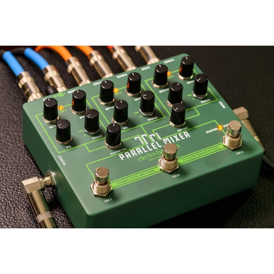 Electro-Harmonix Tri Parallel Mixer Effects Loop Mixer or Switcher