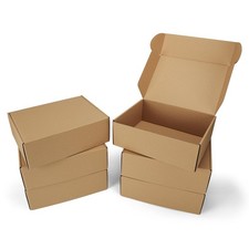6 PCS 12x9x4 Inch Cardboard Shipping Boxes Gift Boxes Brown Corrugated Box