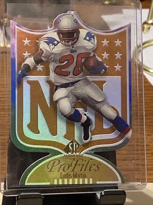 1997 SP Authentic Profiles Curtis Martin #P-22 Limited Edition Die-Cut /100