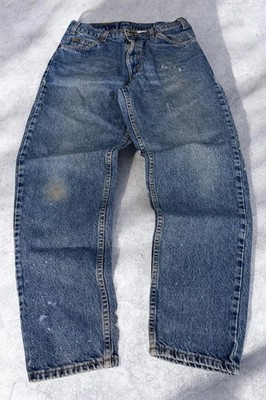 Levis 550 Orange Tab Straight Relaxed Denim Jeans   Made in USA, Vintage, 90s