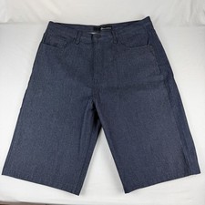 Rocawear Classic Men's Y2K Hip hop Baggy Dark Wash Denim Shorts, Size 38