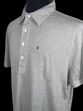 NWT CRIQUET HEATHERED GRAY ORGANIC COTTON GOLF POLO SZ XXL