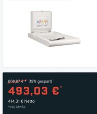   Wickeltisch Wandmontage - Wickelstation,  Babywickeltisch