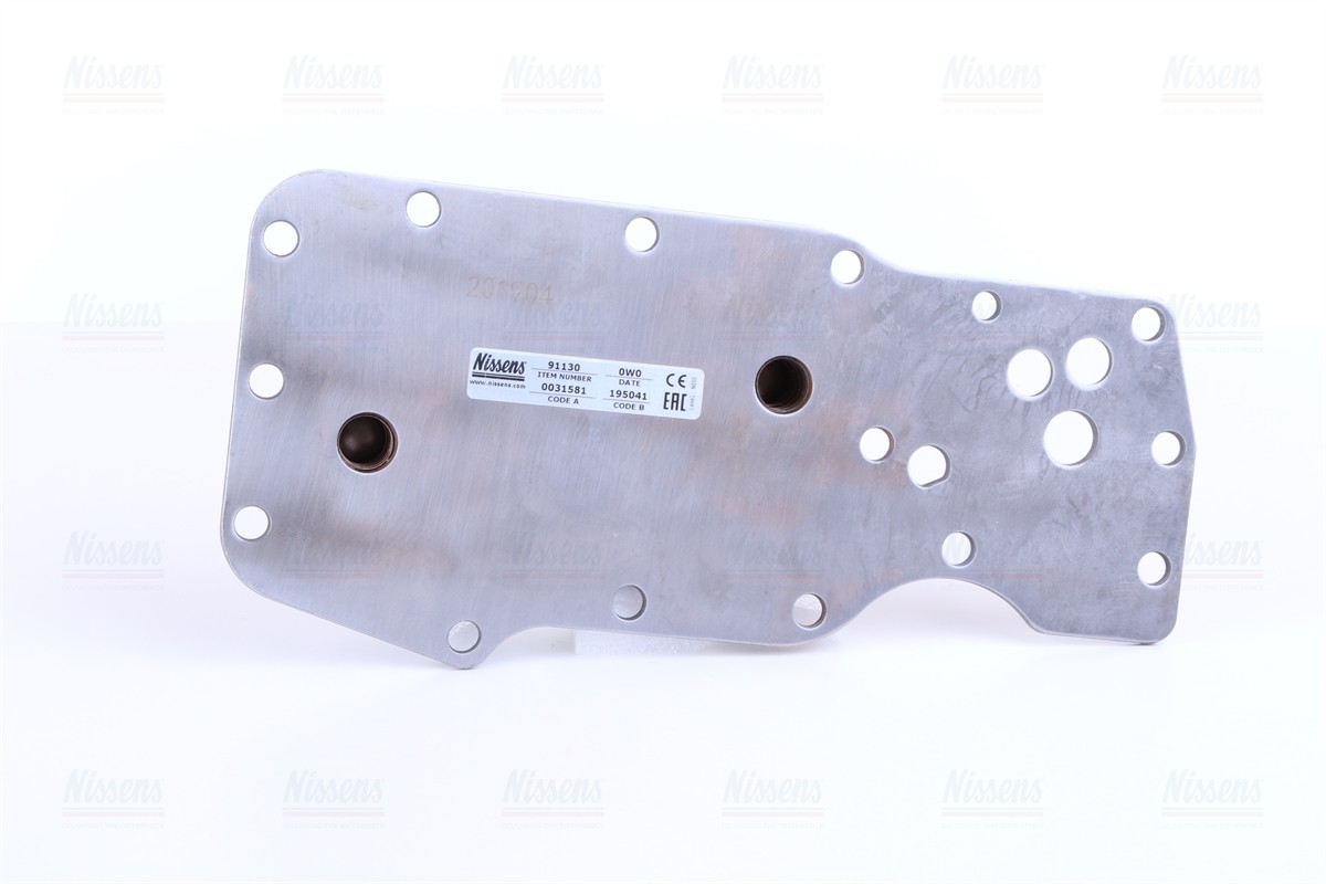 Nissens Oil Cooler 91130 for IVECO EUROCARGO 2001 EUROCARGO 75E.15 etc