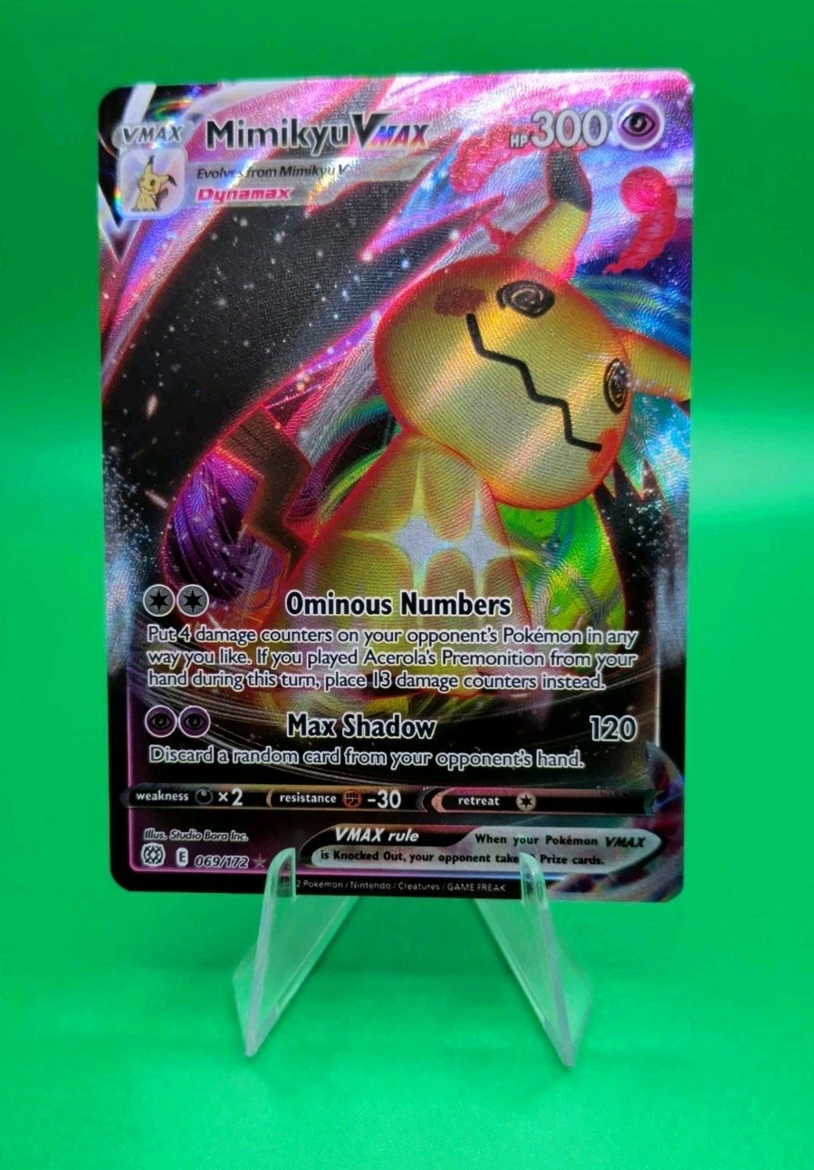 Pokemon Brilliant Stars #069/172 MIMIKYU VMAX