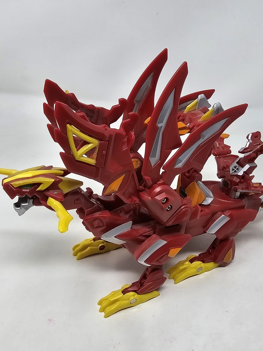 Bakugan Gundalian Invaders Pyrus Dragonoid Colossus Figure Dragon