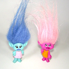 2016 Hasbro Dreamworks DWA LLC Lot 2 Mini Trolls