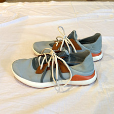 Olukai Kapalua Manele spikeless golf shoes Pale Moss Molten Orange Men  s 10