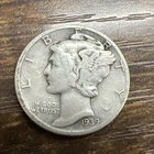 1939 MERCURY SILVER DIME ACTUAL Coin Get Today & Save & Fill Your Collection