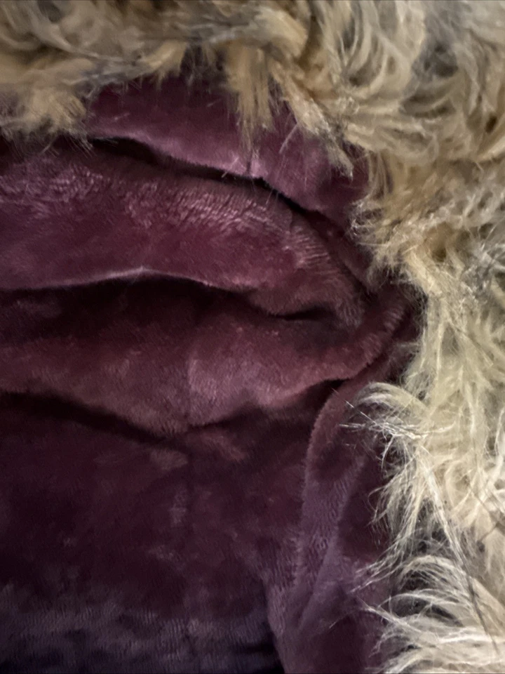 Snobbish Collection Parka Plum Winter w Faux Fur Hood Size 2XL Women's - Image 3 of 4