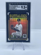 2021 Topps Chrome NPB Yoshinobu Yamamoto 1986 Gold Refractor /50 SGC 9.5