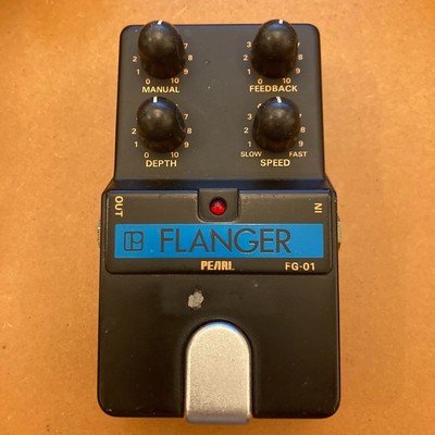 PEARL FG-01 Masterpiece Flanger Effektor Pedal Vintage Schwarz Bass Kompakt A...