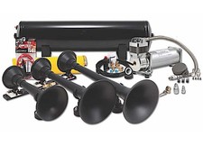 Kleinn Hk9-slimline Pro Blaster Triple Train Horn 150 Psi 100 Duty Air System