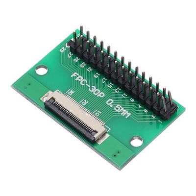FFC FPC Connector Board 30 Pins Double Row Male Pin Header Strip Adapter