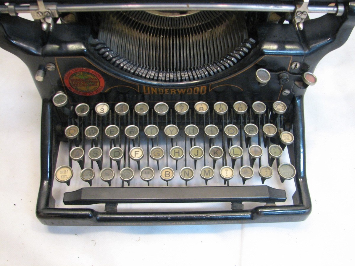 Underwood No. 5 Antique Typewriter Standard Mechanical Writing