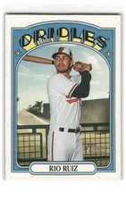 Rio Ruiz 2021 Topps Heritage Baseball #8 Baltimore Orioles