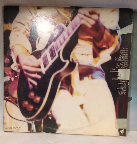 Peter Frampton Comes Alive 1976 Vinyl 2x LP Set Gatefold A&M SP-3703 VG+ - Picture 5 of 12
