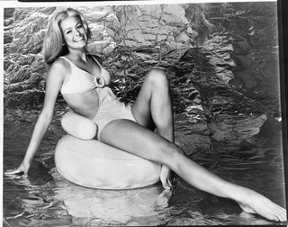 FARRAH FAWCETT Original 1960s Sexy Leggy 8 x 10 Pin Up Swimsuit Negative vv