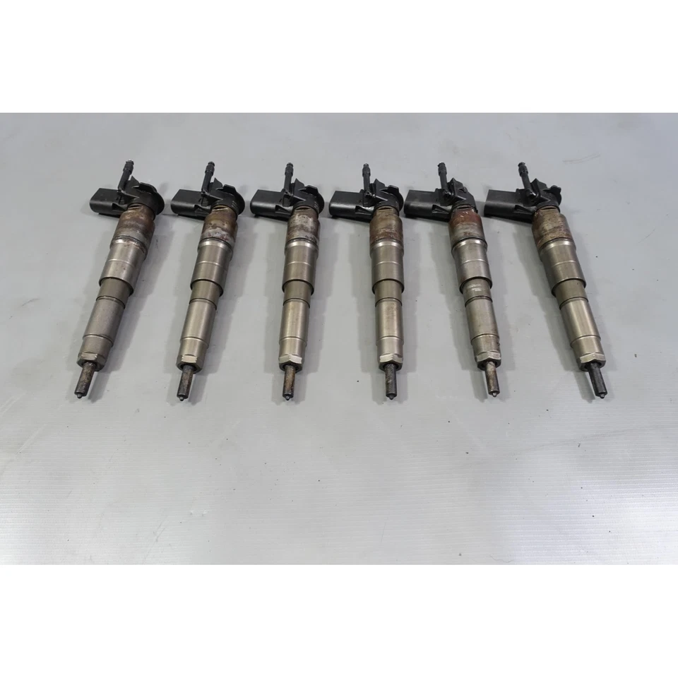 Оригинальный комплект прямых инжекторов для дизельного топлива 09–13 BMW E90 335d E70 X5 M57N2 3,0 л 6 цилиндров - Изображение 2 из 4