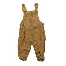 Rylee + Cru Baby Overalls Mocha Bottoms 18-24 Months Toddler Unisex