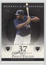 2007 Topps Moments & Milestones Black 22/29 Prince Fielder #59 0f6