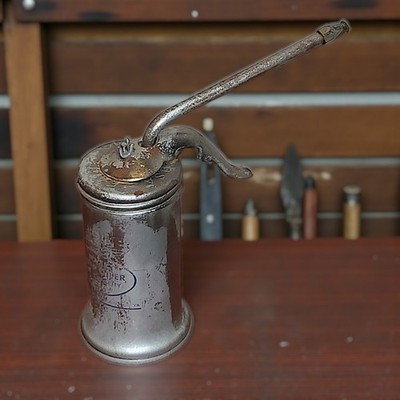 Vintage # 33 Eagle Pump Oiler Fixed Spout All Purpose